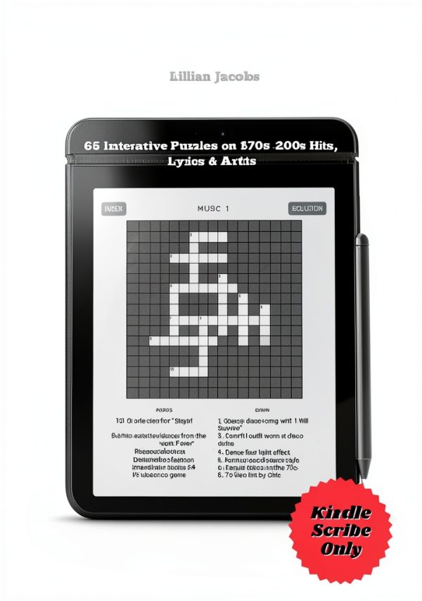 Crossword Puzzle Book Write On Crosswords Volume 1 by Kindle-0
