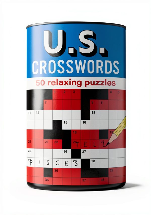 Crossword Puzzle Kindle Edition by Unknown Brand 61-Page Print Replica-0