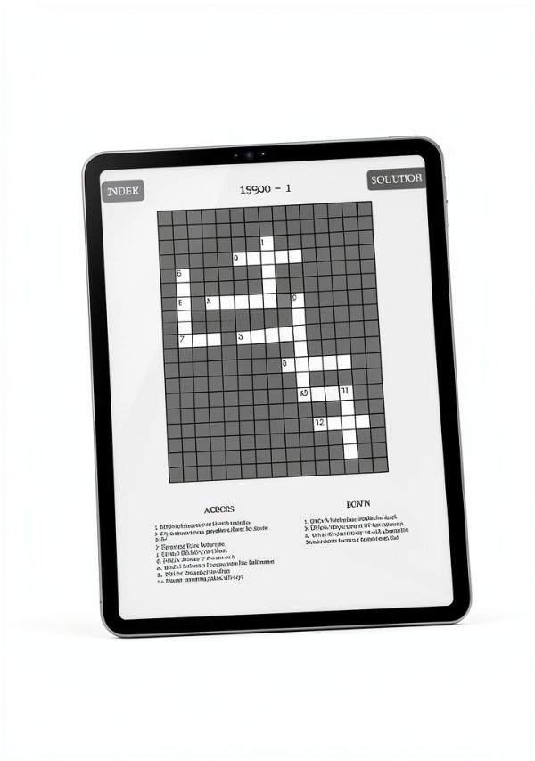 Crossword Write On Crosswords Kindle Replica 339 Pages-0