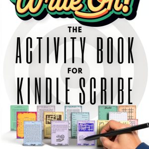 Crossword Puzzle Book for Kindle Scribe Amazon 447 Page Print Replica-0