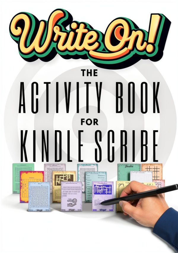 Crossword Puzzle Book for Kindle Scribe Amazon 447 Page Print Replica-0