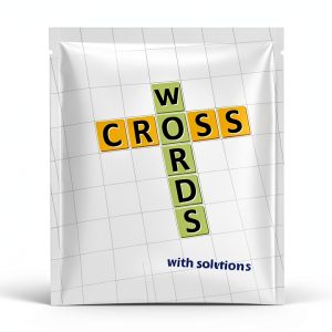 Crossword Puzzle Book for Teens by BrainTeaser 69-Page Logic Challenge-0