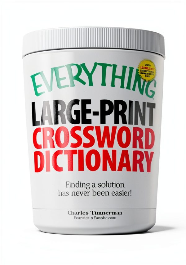 Crossword Dictionary Large Print Edition by Everything Kindle eBook-0