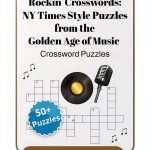 Crossword Puzzle Book for Travelers 120 Page Kindle by PuzzlePress-0