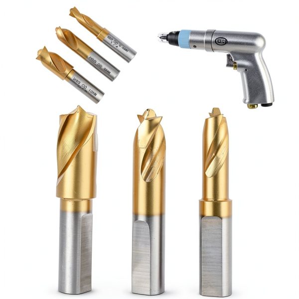 3Pcs Drill Bit,1/4in 5/16in 3/8in HSS CO Cobalt Spot Weld Drill Bit Set Kit,Spot Weld Drill Bit Weld Remover Weld Cutter Cutting Accessories-4