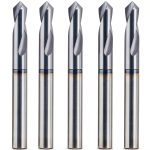 High Performance Spotting Drill 5Pcs AlTiN Coated 3/16" Shank by UH-0