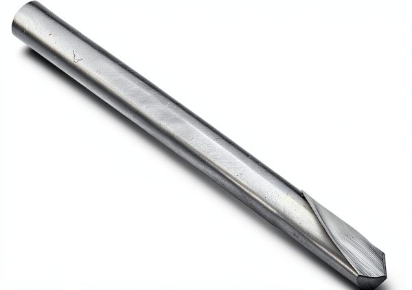 KEO 34181 Solid Carbide High Performance NC Spotting Drill Bit, Uncoated (Bright) Finish, Round Shank, Right Hand Flute, 120 Degree Point Angle, 1/8" Body Diameter, 1-1/2" Overall Length-0