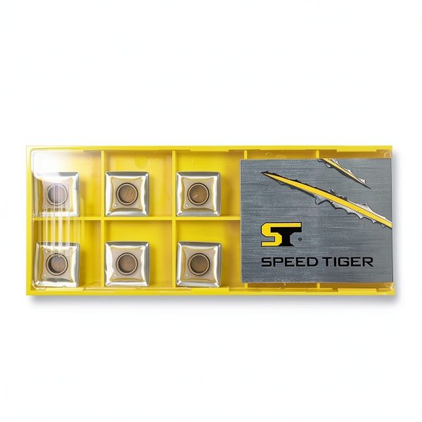 SPEED TIGER NC Spot Drills/Chamfer Mill Refill Inserts - for Use with Speed Tiger NC Spot/Chamfer Mill - Made in Taiwan (6 Pieces, 45deg)-0