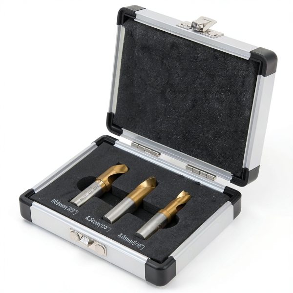 3Pcs Drill Bit,1/4in 5/16in 3/8in HSS CO Cobalt Spot Weld Drill Bit Set Kit,Spot Weld Drill Bit Weld Remover Weld Cutter Cutting Accessories-2