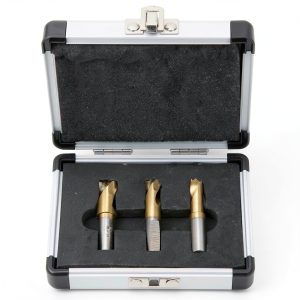 3Pcs Drill Bit,1/4in 5/16in 3/8in HSS CO Cobalt Spot Weld Drill Bit Set Kit,Spot Weld Drill Bit Weld Remover Weld Cutter Cutting Accessories-0
