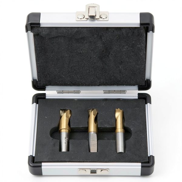 3Pcs Drill Bit,1/4in 5/16in 3/8in HSS CO Cobalt Spot Weld Drill Bit Set Kit,Spot Weld Drill Bit Weld Remover Weld Cutter Cutting Accessories-0